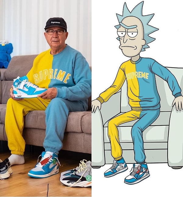 1. Рик из "Рик и Морти"