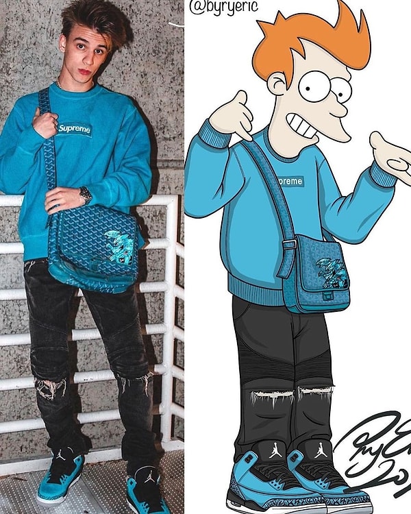 13. Филип Дж. Фрай из "Футурамы"