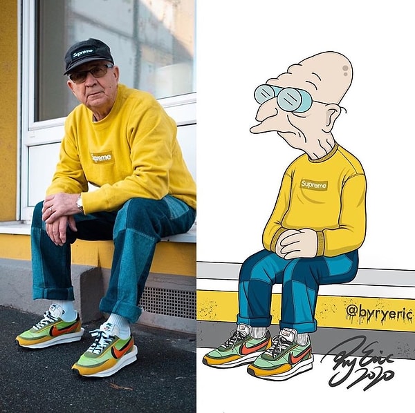 14. Профессор Фарнсворт из "Футурамы"