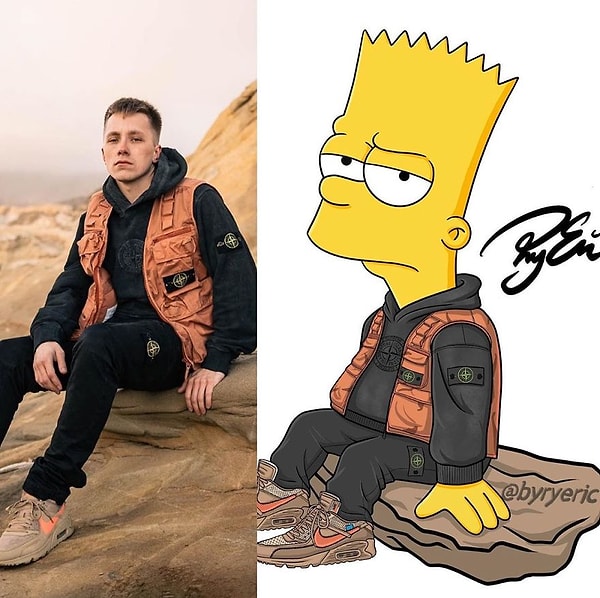 19. Барт Симпсон из "Симпсонов"