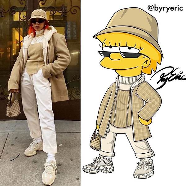 20. Лиза Симпсон из "Симпсонов"