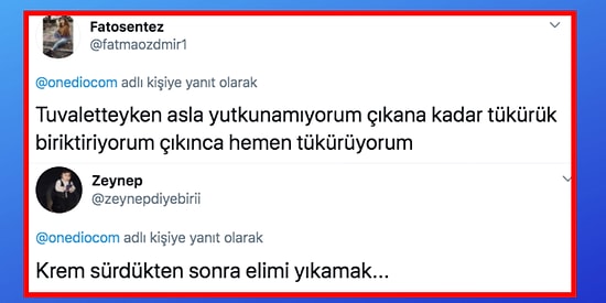 'Tuhaf Bir Alışkanlığınız Var mı?' Sorusuna Gelen Belki de Hayatınızda İlk Defa Duyacağınız Şaşırtan Cevaplar