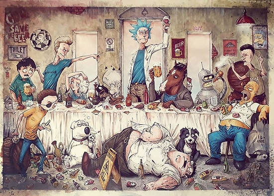 30 жутких иллюстраций в стиле комиксов от бразильского художника