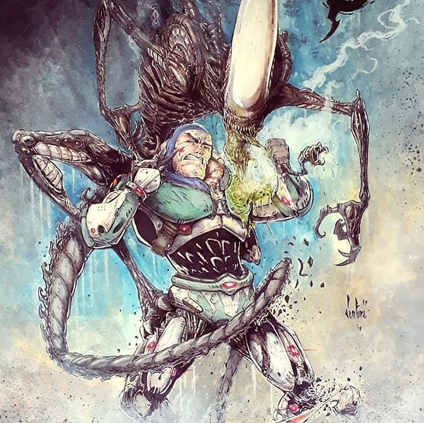 12. Базз Лайтер против Чужого