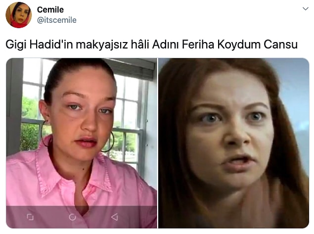 Gigi Hadid'in videosunu görenler ise yorum yapmadan geçmedi: