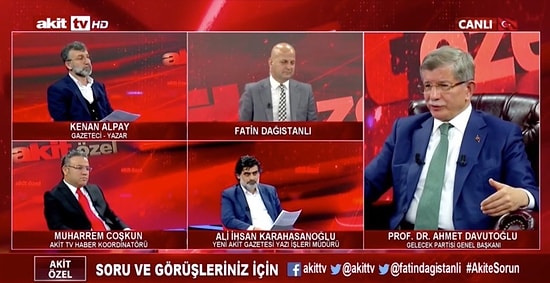 Davutoğlu ve Ali İhsan Karahasanoğlu Canlı Yayında Tartıştı: 'Dilinizle Beyniniz Arasında Sağlam Bir İlişki Var mı?'