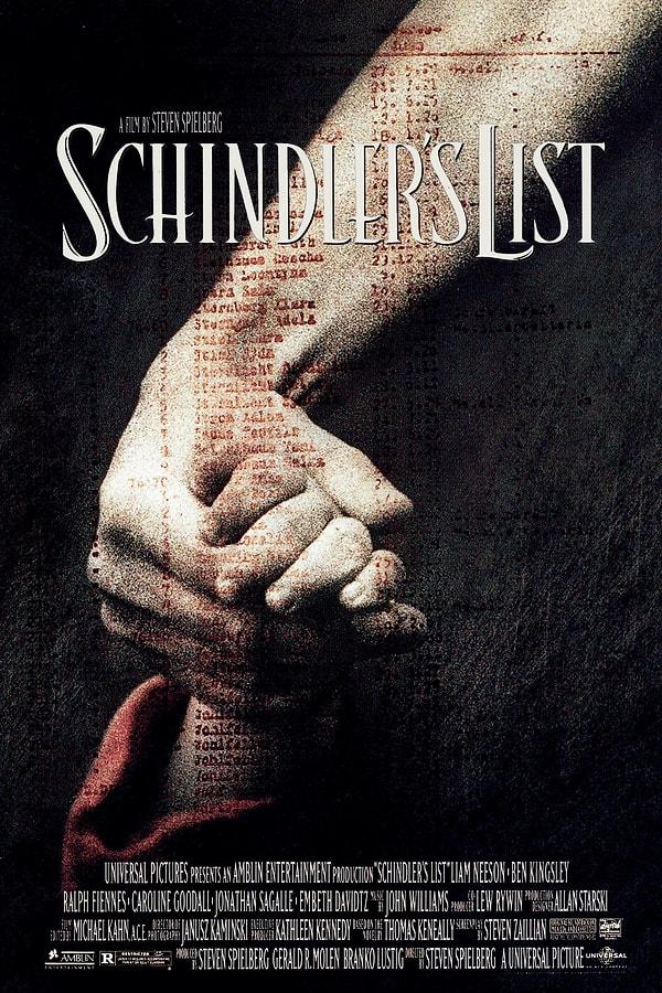 5. Schindler's List "Schindler'in Listesi" (1993)
