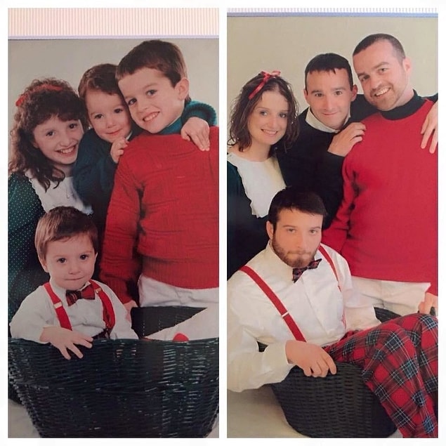 14. "27 yıl arayla anneme Noel hediyesi."