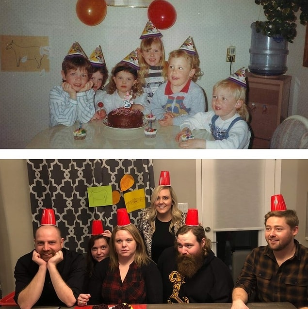 16. "En yakın arkadaşımla okulun ilk günü ve lisenin son günü."
