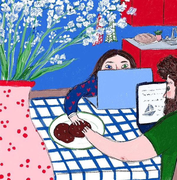 7. Бизнес работа и подглядывание за своим партнером