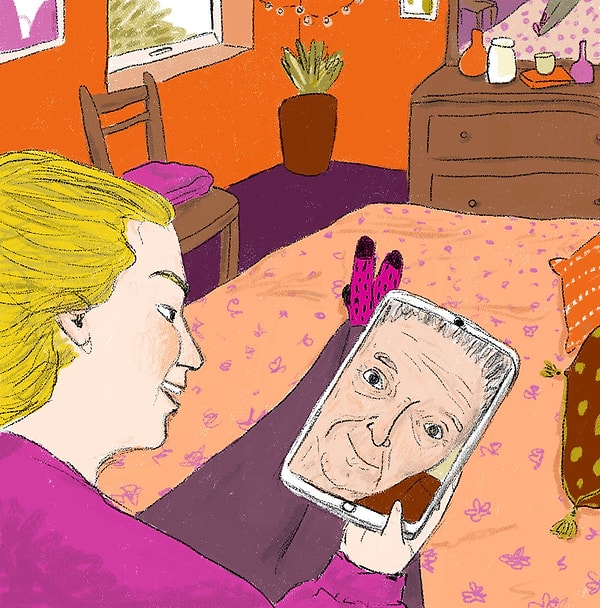 12. Разговаривать по видео со своей бабушкой