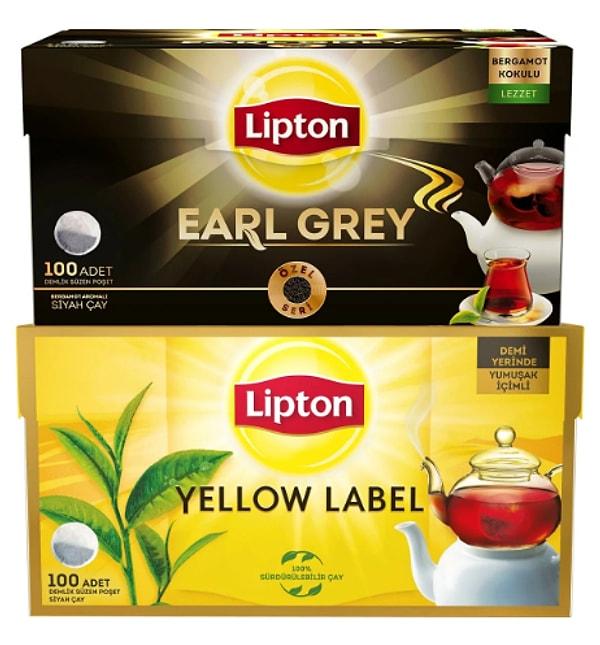 11. Sizi bilmem ama bizim evimizin baş tacıdır çay. Bu fırsatı görünce listeye eklemesem olmazdı. 100'lük Lipton Earl Grey + 100'lük Yellow Label sadece 48 TL!