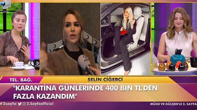 "Böyle rakamları açıklamak doğru değil ama ben herkes örnek alsın diye anlatıyorum. 1 ay sonra 1 milyon TL'lik vergi ödeyeceğim. Siz hesap eden kaç para kazandığımı. Böyle giderse vergi rekortmeni olacağım. Bana "Oturduğun yerden para kazanıyorsun" diyorlar... Ben arı gibi çalışıyorum. Yanımda 72 kişi ekmek yiyor"