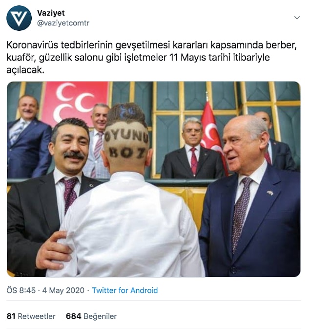 11. Lütfen saçlarınızı bu şekilde kestirmeyin