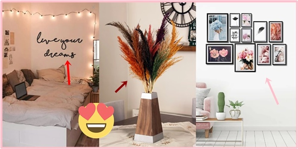 Evinizden Hiç Sıkılmayıp Baktıkça Mutlu Olmanızı Sağlayacak Uygun Fiyatlı 13 Dekoratif Parça