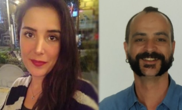 İkinci gün yarışacak çift, Sibel ve Mehmet Emre Gedik.