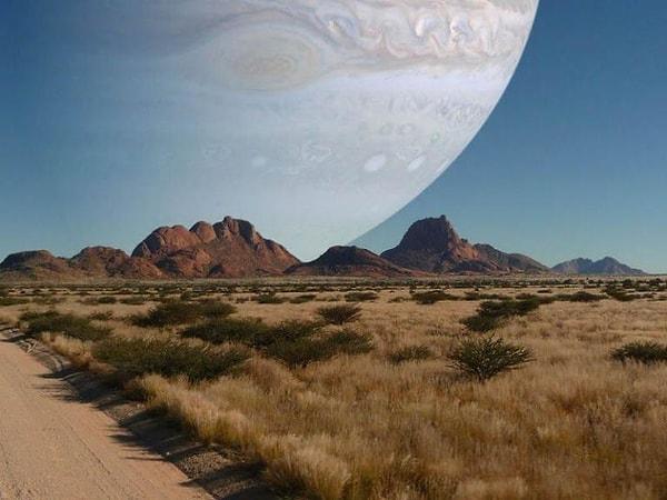 8. Eğer Jüpiter ile aramızdaki mesafe, Ay ile olan mesafe kadar olsaydı: