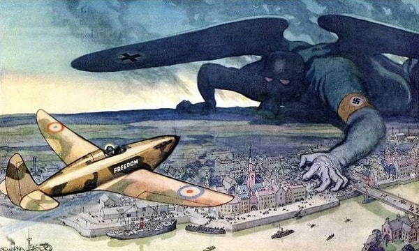 7. Пропагандистский плакат Британии во время Второй мировой войны