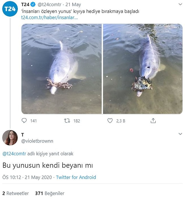 11. Sanki "utanın biraz utanın!" demiş.