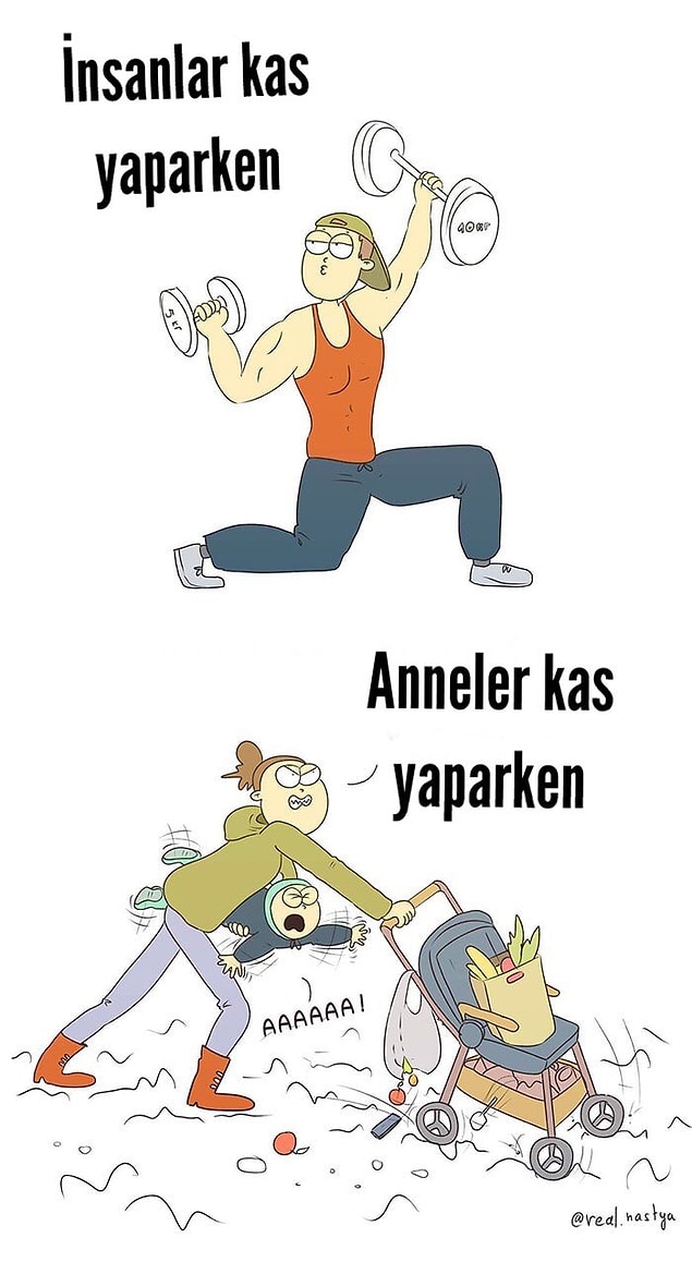 3. Annelerin kasları doğuştan geliyor.