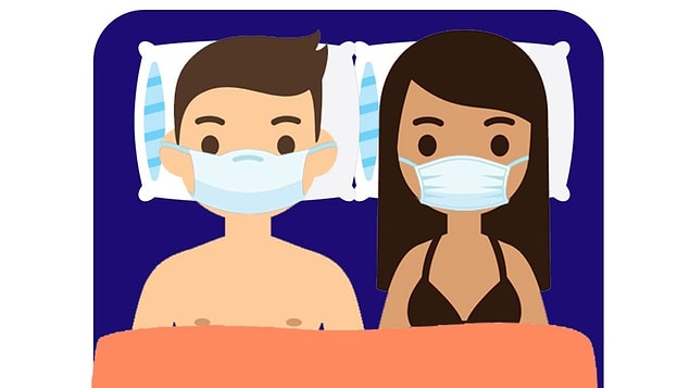 Seks işçileri aynı zamanda tüm gün ağızlarını ve burunlarını kapatan bir maske kullanacaklar.