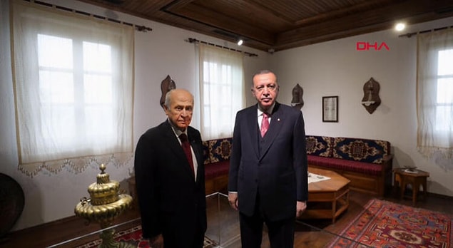 Erdoğan ve Bahçeli adayı gezip bilgi aldı