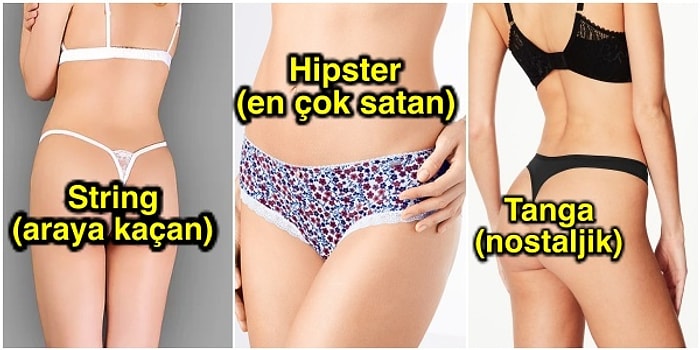 Kadınların Külot Modellerini Bilmeyenler ve Karıştıranlar İçin Görsel Destekli Detaylı Anlatım