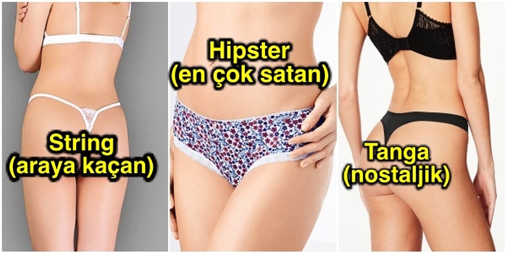Kadınların Külot Modellerini Bilmeyenler ve Karıştıranlar İçin Görsel Destekli Detaylı Anlatım
