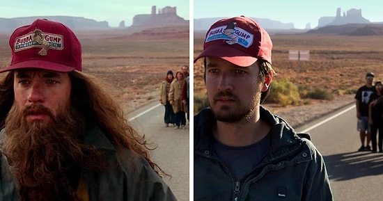 Пара воссоздает сцены из фильмов и сериалов, отыскивая локации съемок по всему миру (30 фото)