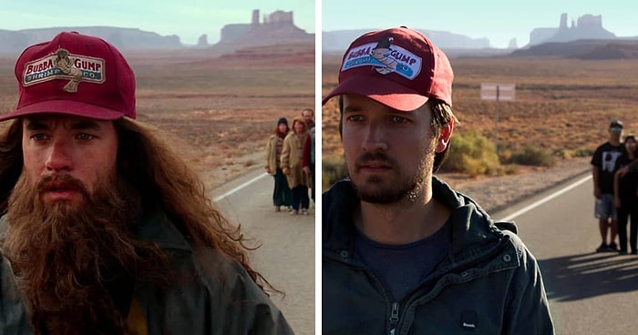 Пара воссоздает сцены из фильмов и сериалов, отыскивая локации съемок по всему миру (30 фото)