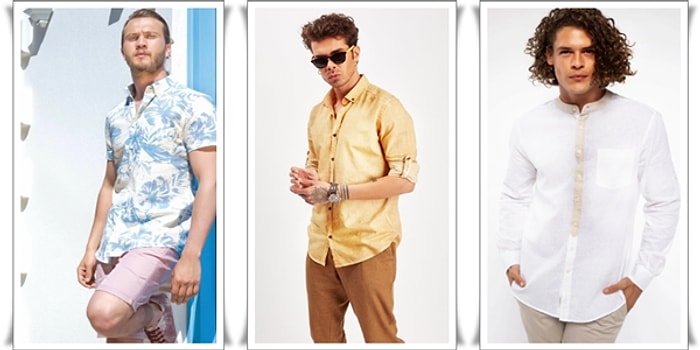 Babalar Gününe Özel: Uygun Fiyatlı, Serin Tutan Rengarenk Keten Gömlekler