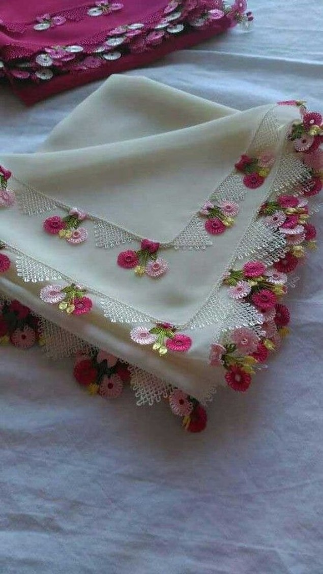13. Parmak oya modeli biraz uğraştırıcı bir model olabilir.