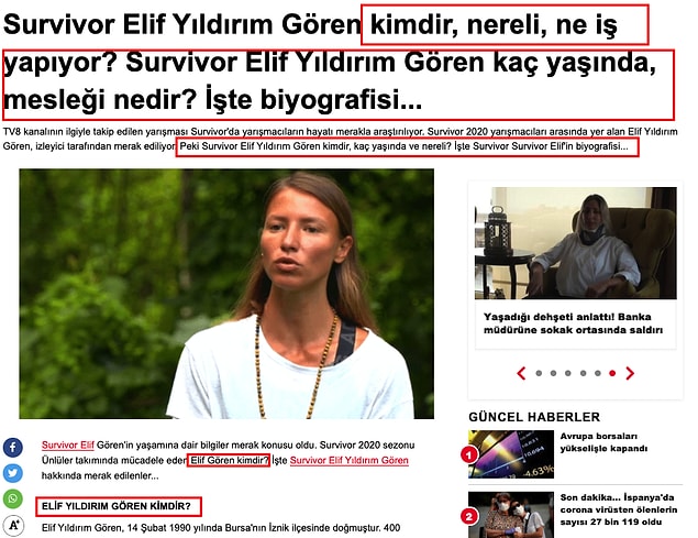Google üzerinde merak ettiğiniz ve özellikle gündem hakkında yer alan konularla ilgili bir arama yaptığınızda ilk sıralarda çıkan haberler hepimizin malumu.