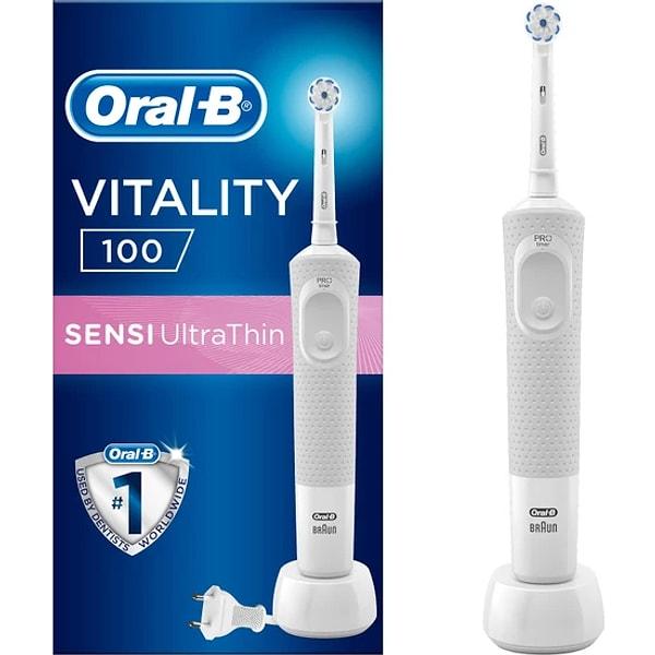 11. Oral-B D100 Vitality Sensi Ultra Thin Şarjlı Diş Fırçası