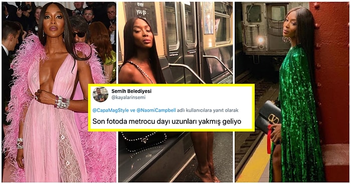 Valentino’nun Yeni Kampanyası İçin Metroda Çıplak Pozlar Veren Naomi Campbell Ortalığı Kasıp Kavurdu!