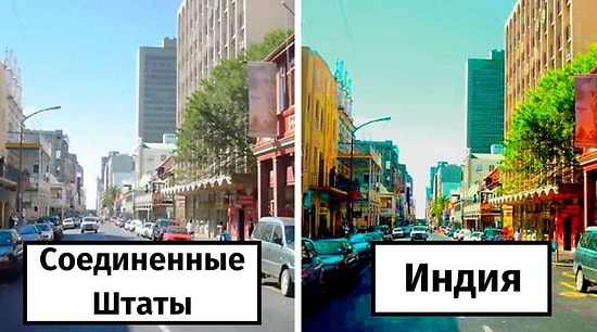 Как Голливуд использует цветовые оттенки для изображения разных стран в кино