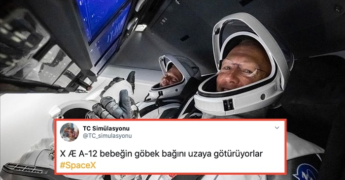 SpaceX'in İkinci Denemede Başarılı Olan İlk İnsanlı Uçuşunun Ardından Sosyal Medyadan Gelen Komik Tepkiler