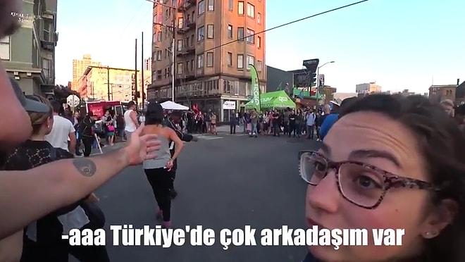 Yurt Dışında Vlog Çekerken, Türk Arkadaşları Olan Bir Turiste Denk Gelen Kadından Efsane Küfür