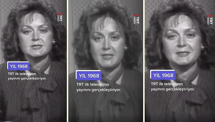 TRT, 1968 Yılında Yaptığı İlk Yayınını TikTok'ta Paylaştı