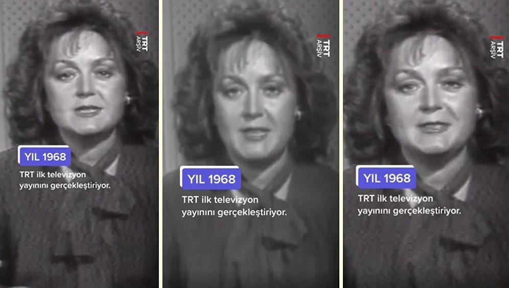 TRT, 1968 Yılında Yaptığı İlk Yayınını TikTok'ta Paylaştı