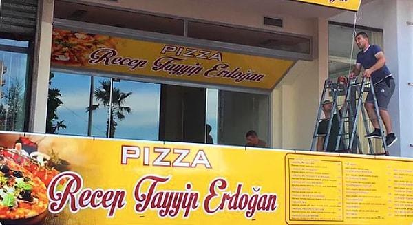 1. Yurt Dışında Zincir Haline Gelen 'Recep Tayyip Erdoğan' Pizza Salonuna Yapılan Yorumlar Herkesi Güldürdü