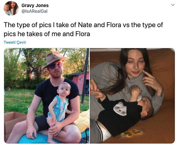 6. "Nate ve Flora'nın benim çektiğim fotoğrafları vs Flora ve benim için onun çektikleri"