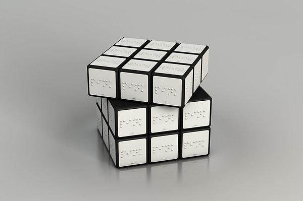 12. The Braille Rubik's Cube
