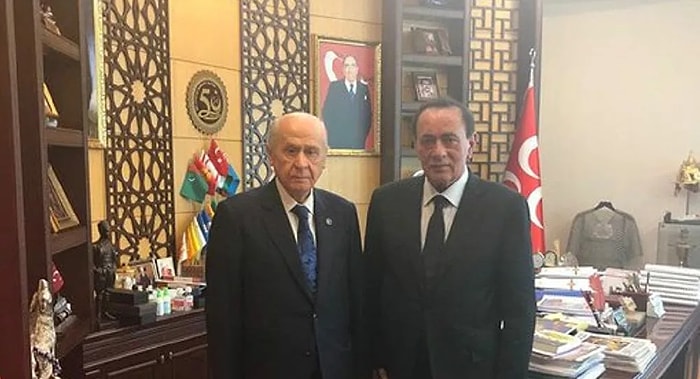 Alaattin Çakıcı, Bahçeli'yi Parti Genel Merkezinde Ziyaret Etti