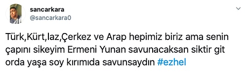 Ülkemizde Irkçılığın Her Türlüsünün Yok Olmasını Dileyen Ezhel'e Gelen Mesajlar 'Bu Kadarına da Pes' Dedirtti