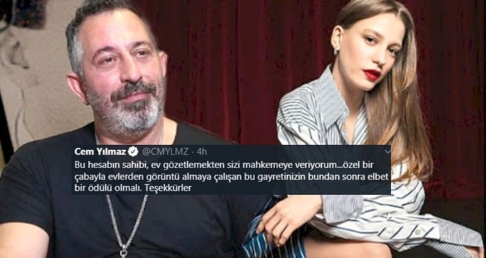 Cem Yılmaz ile Serenay Sarıkaya'yı İzinsiz Görüntüleyen Magazin Hesabına Dava Açıldı