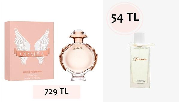 4. Koton'un Jasmine parfümü, Paco Rabanne Olympea severler için harika bir muadil.
