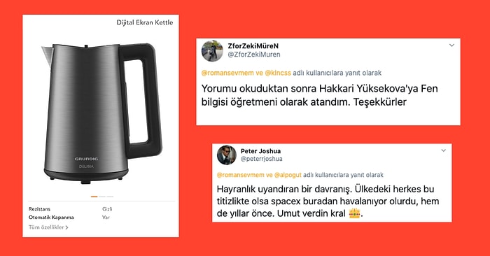 Bir Online Alışveriş Sitesindeki Su Isıtıcısı Yorumuyla Önümüzdeki Yıl Nobel'e Damga Vurmaya Hazırlanan Koca Yürekli İnsan