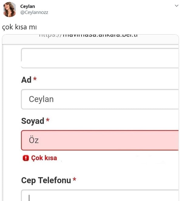 9. Bu saatten sonra soyadı da mı değişsin? :)