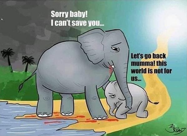 36. "Özür dilerim bebeğim! Seni kurtaramam..." "Gidelim anne! Bu dünya bize göre değil..."
